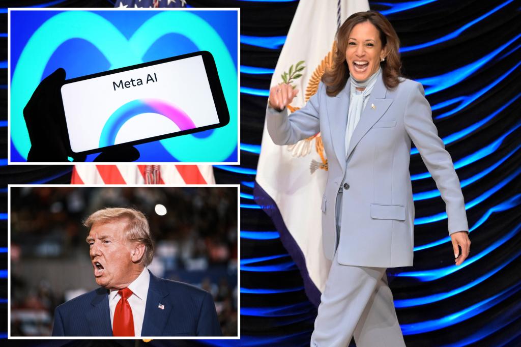 Meta AI chatbot praises Kamala Harris, warns Trump is 'crude and lazy'